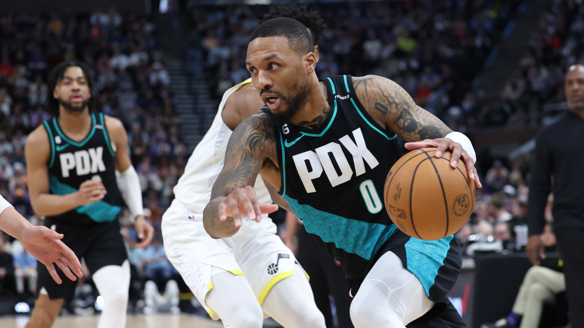 Portland Trail Blazers guard Damian Lillard.